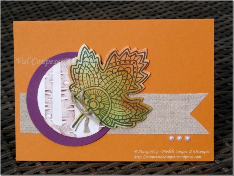 Stampin'Up Lighthearted Leaves CoupesEtDecoupes